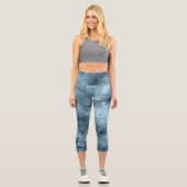 Blaukoralle Capri Leggings (Vorderseite)