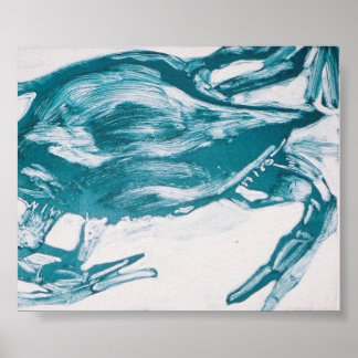 Blaukrabbe Poster