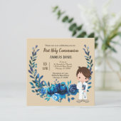 Blaukranz der Heiligen Kommune Einladung (Stehend Vorderseite)