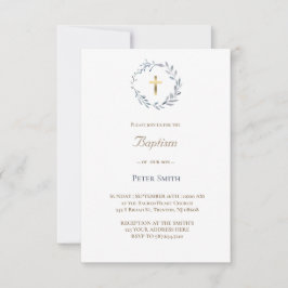 Blaukranz | Taufe Einladung