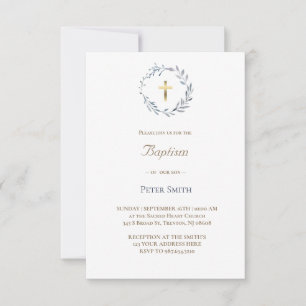 Blaukranz   Taufe Einladung