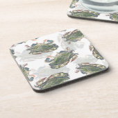 Blaukrebsmuster Getränkeuntersetzer (Linke Seite)