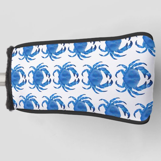 Blaukrebsmuster Golf Headcover (Vorderseite)