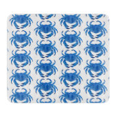 Blaukrebsmuster Schneidebrett (Vorderseite)