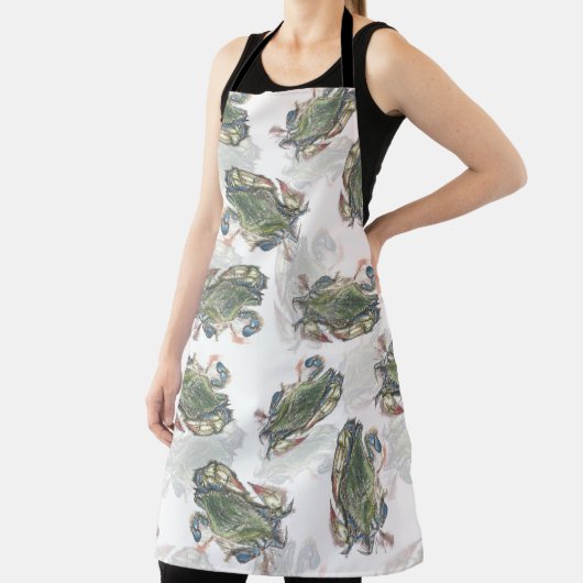 Blaukrebsmuster Schürze (InSitu)