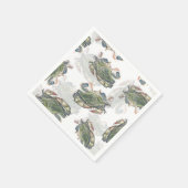 Blaukrebsmuster Serviette (Ecke)