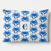 Blaukrebsmuster Zubehörtasche (Vorderseite)