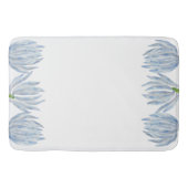 Blaukreide an einer Bath Mat Badematte (Vorderseite)