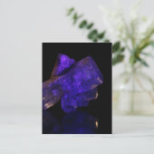 Blaukristall Postkarte (Stehend Vorderseite)