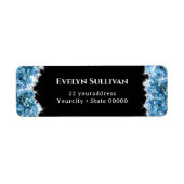 Blaukristalle-Rücksendeadresse (Vorne)