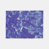 Blaukristallform Fleecedecke (Vorderseite (Horizontal))