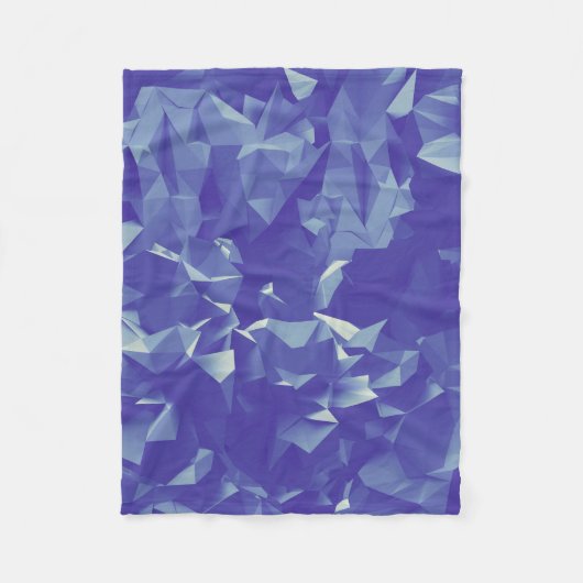 Blaukristallform Fleecedecke (Vorderseite)