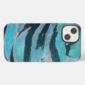 Blaulachmaske iPhone Hülle (Rückseite (Horizontal))