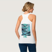 Blaulachmaske Tank Top (Rückseite Vollansicht)