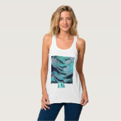 Blaulachmaske Tank Top (Vorderseite Vollansicht)