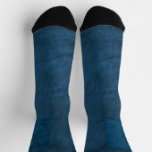 Blauleder-Muster Socken (Oben)
