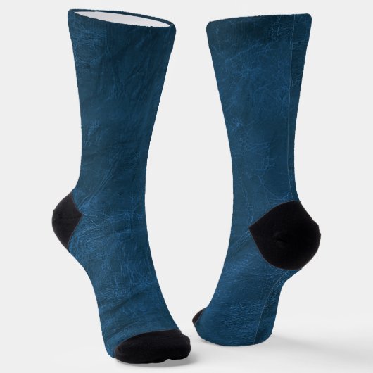 Blauleder-Muster Socken (Gewinkelt)