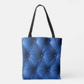 Blauledertextur: Luxuriöser Hintergrund Tasche (Rückseite)