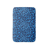 Blauleopartextur Badematte (Vorderseite Vertikal)