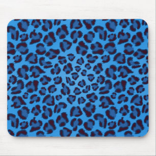 Blauleopartextur Mousepad