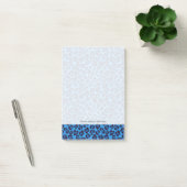 Blauleopartextur Post-it Klebezettel (Büro)