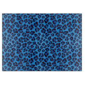 Blauleopartextur Schneidebrett (Vorderseite)