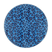Blauleopartextur Schneidebrett (Vorderseite)