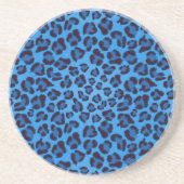 Blauleopartextur Untersetzer (Vorne)