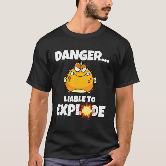 Blaulfische, die Fische explodieren können 1 T-Shirt (Vorderseite)