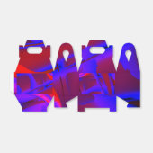 Bläulich zugeschnittene digitale Farbvergrößerung Geschenkschachtel (Ungefaltet)