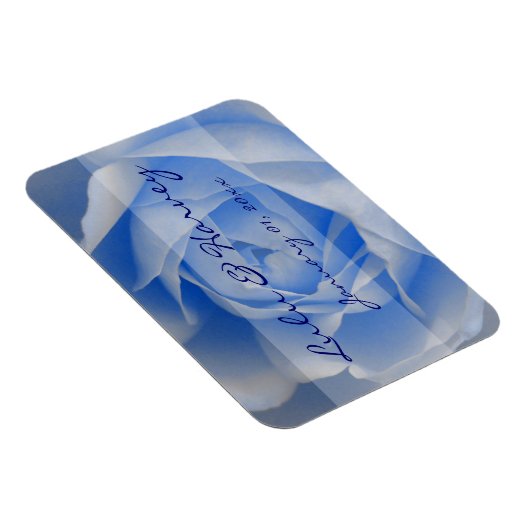 Bläuliche Rose Magnet (Rechte Seite)