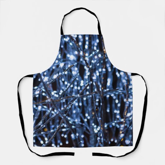 Blaulicht Abstrakte Schürze (Vorderseite)