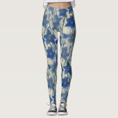 Blaulilie-Blume Leggings (Vorderseite)