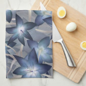 Blaulilie Geschirrtuch (Viertel Falte)