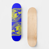 Blaulöwe Skateboard (Vorderseite)