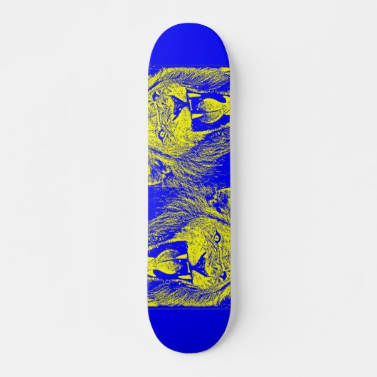 Blaulöwe Skateboard (Vorne)