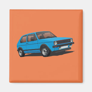 Blaumagnet VDUB Golfs GTI MK1 Magnet