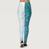 Blaumandala Leggings (Rückseite)