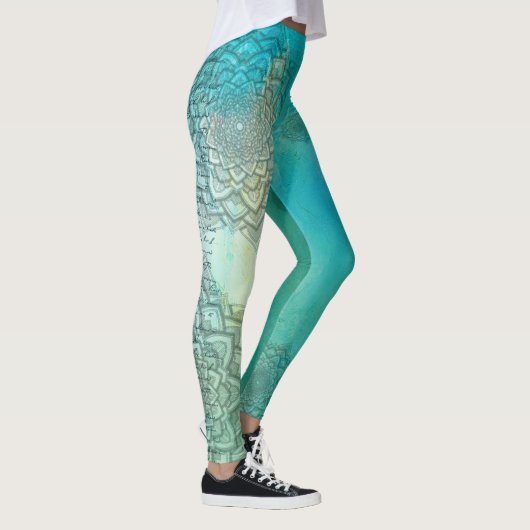 Blaumandala Leggings (Rechts)