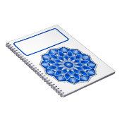 Blaumandala Notizblock (Rechte Seite)