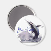 Blaumarlin Magnet (Vorderseite/Rückseite)