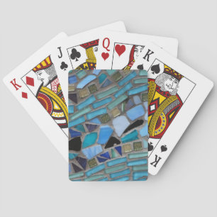 Blaumeer-Glas-Mosaik Spielkarten