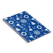 Blaumeermuster Notizblock (Rechte Seite)