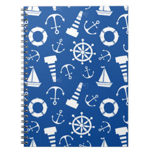 Blaumeermuster Notizblock