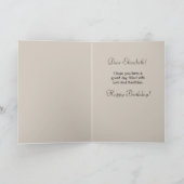 Blaumeise Aquarell Malerei Vogel Karte (Innenseite)