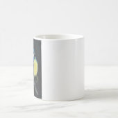 Blaumeise auf Ast Kunst-Mokkatasse Kaffeetasse (Mittel)