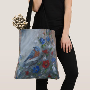 Blaumeise - USA Malerei Tasche
