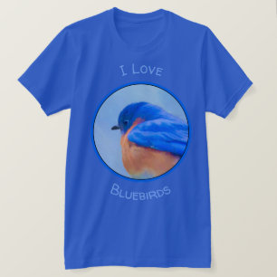 Blaumeisen-Malerei - Originale Vogelkunst T-Shirt