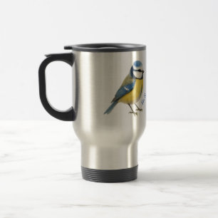 Blaumeisen-Vogeltasse Naturliebhaber-Geschenk Reisebecher