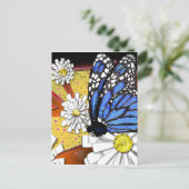 Blaumonarch Postkarte (Stehend Vorderseite)